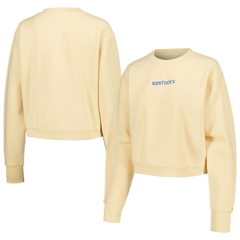 NCAA Kentucky Wildcats Timber Cropped Pullover Sweatshirt