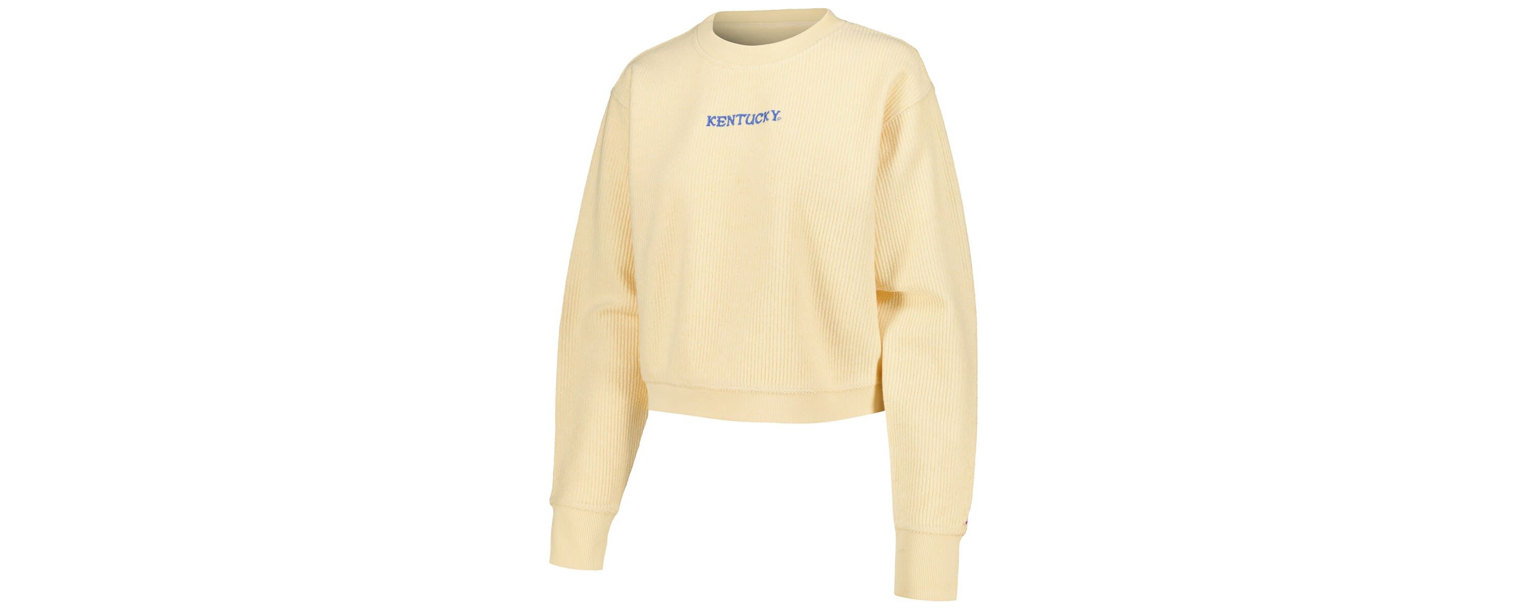 NCAA Kentucky Wildcats Timber Cropped Pullover Sweatshirt
