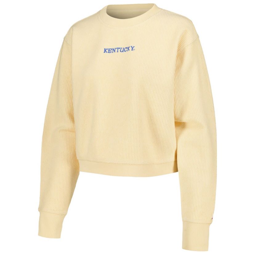 NCAA Kentucky Wildcats Timber Cropped Pullover Sweatshirt