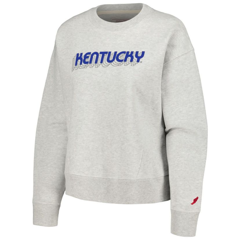 NCAA Kentucky Wildcats Boxy Pullover Sweatshirt