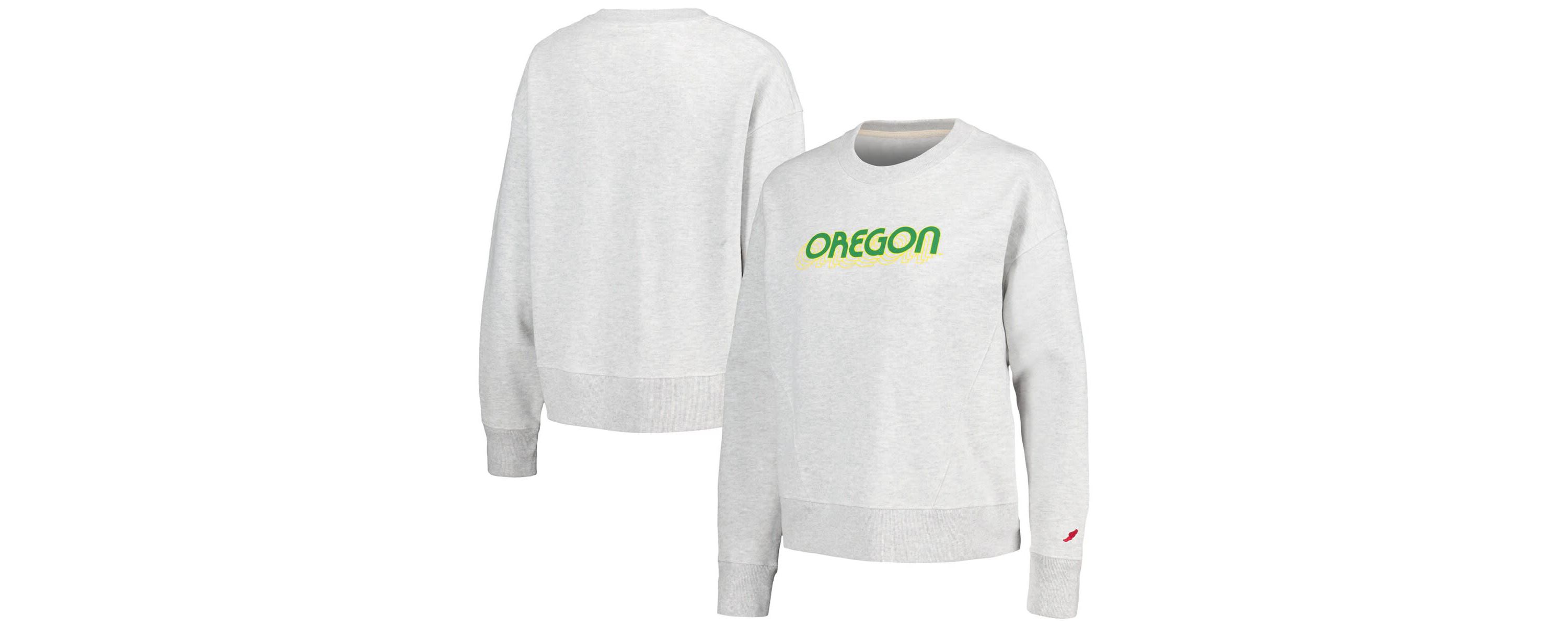 NCAA Oregon Ducks Boxy Pullover Sweatshirt