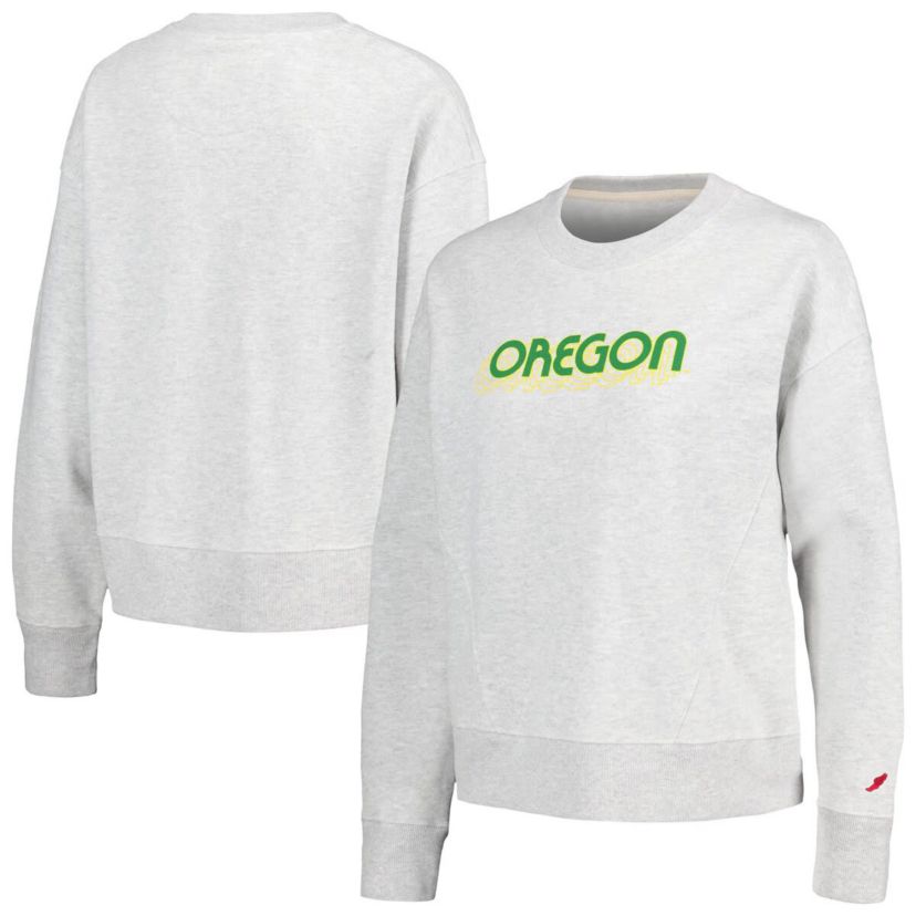 NCAA Oregon Ducks Boxy Pullover Sweatshirt