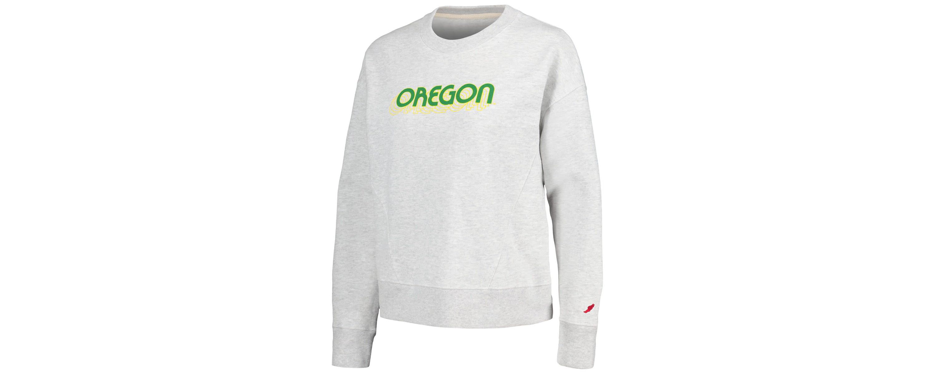 NCAA Oregon Ducks Boxy Pullover Sweatshirt