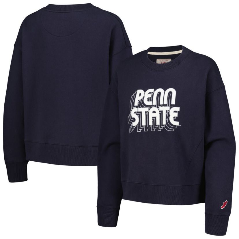 NCAA Penn State Nittany Lions Boxy Pullover Sweatshirt