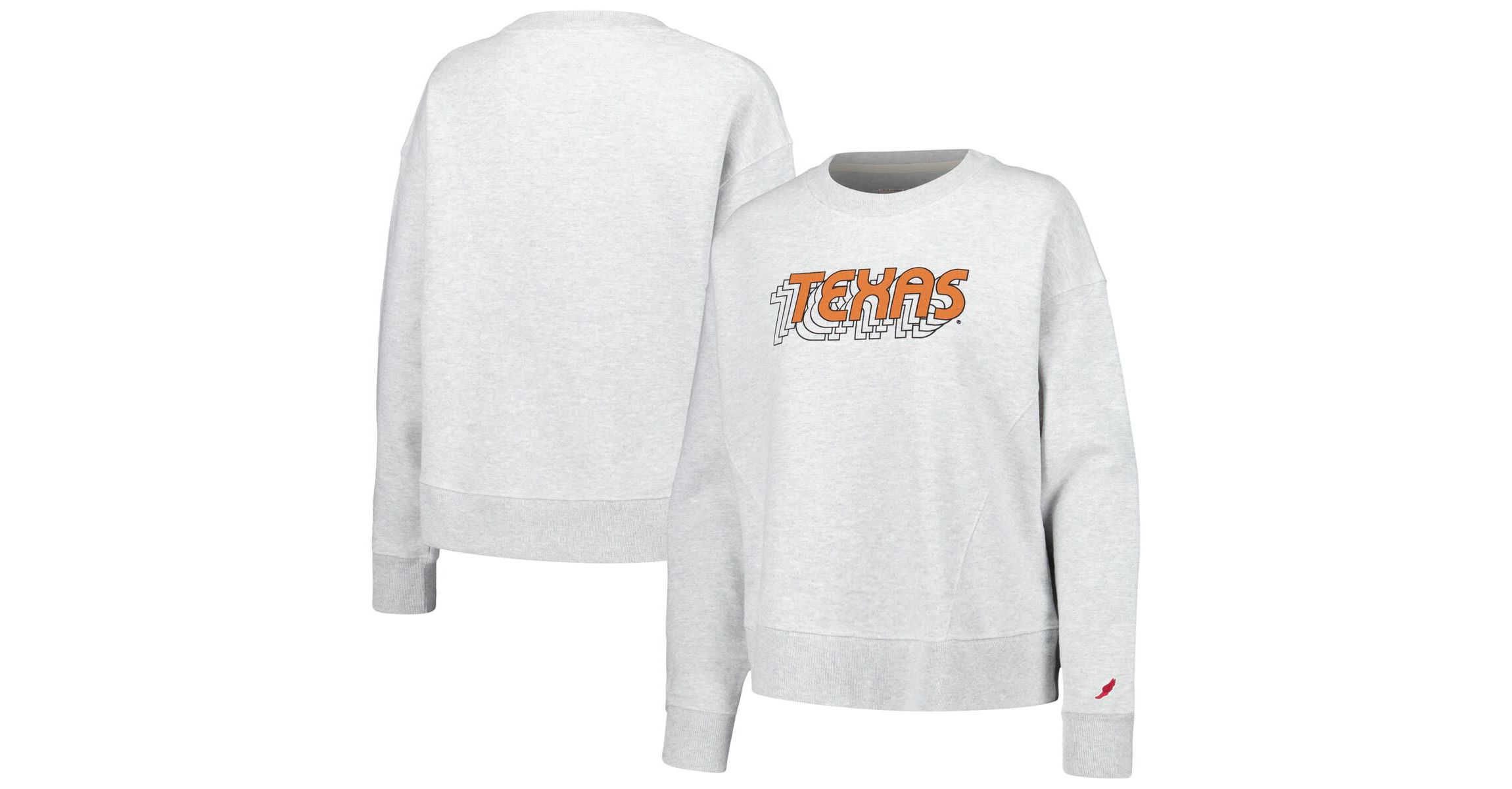 NCAA Texas Longhorns Boxy Pullover Sweatshirt