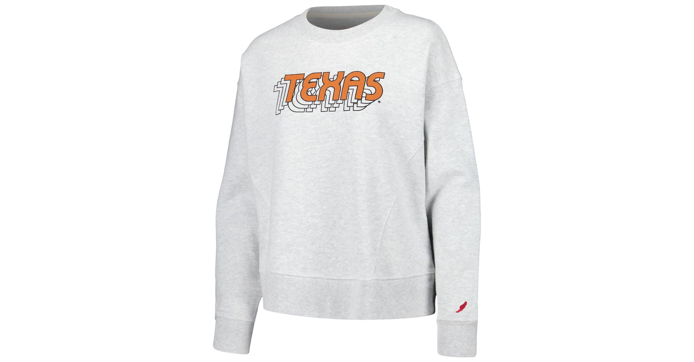 NCAA Texas Longhorns Boxy Pullover Sweatshirt