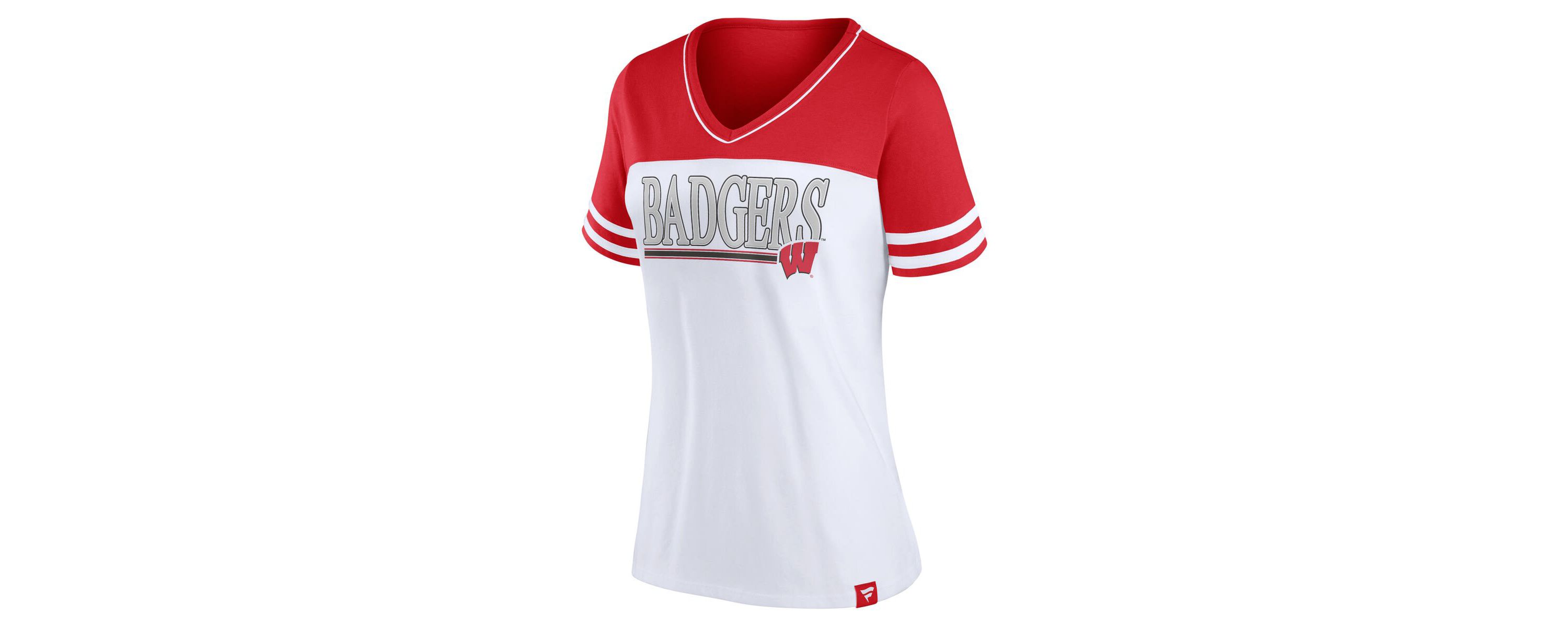 NCAA Wisconsin Badgers Plus Size Field Game V-Neck T-Shirt