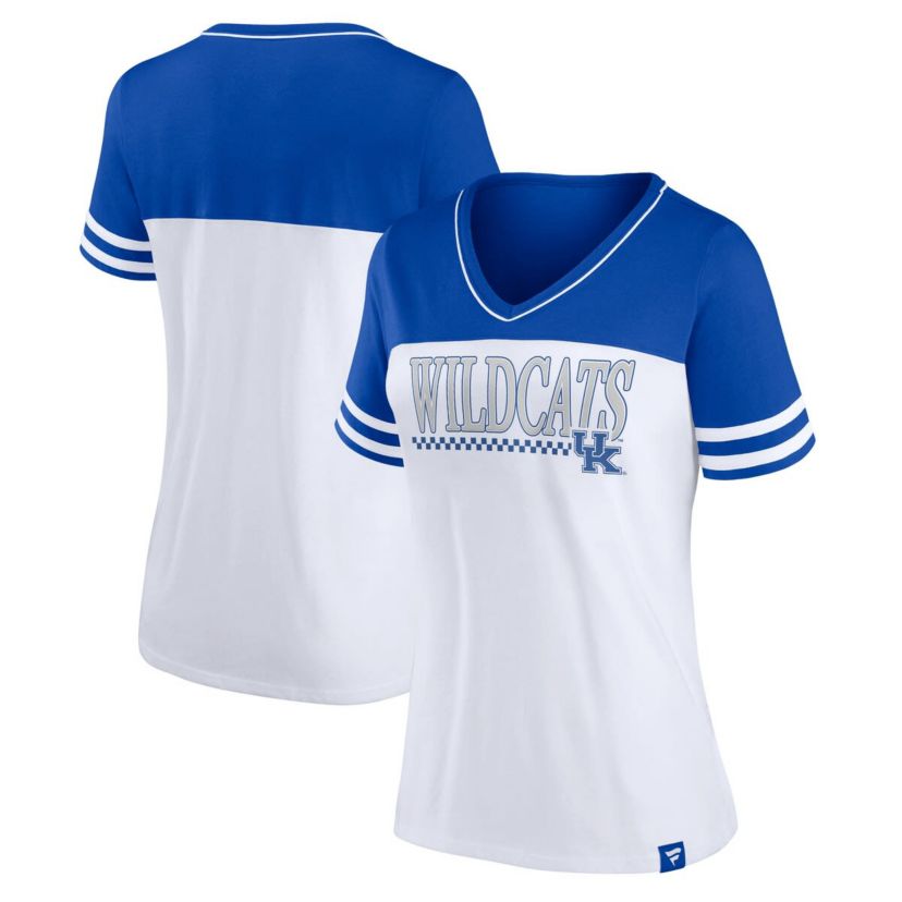 NCAA Kentucky Wildcats Plus Size Field Game V-Neck T-Shirt
