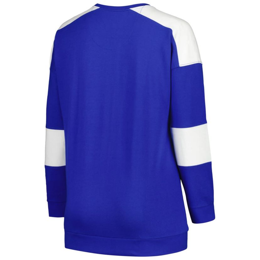 NCAA Florida Gators Plus Size Striped Pullover Sweatshirt