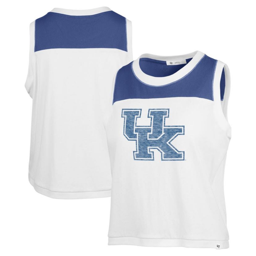 NCAA Kentucky Wildcats Premier Zoey Waist Length Tank Top