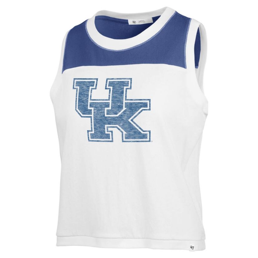 NCAA Kentucky Wildcats Premier Zoey Waist Length Tank Top