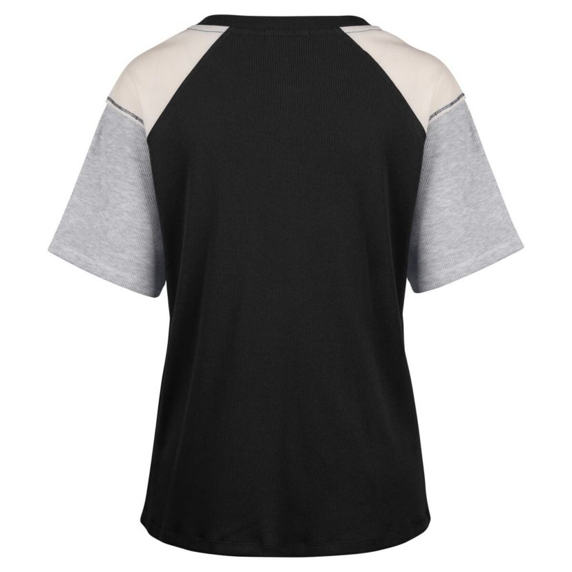 NCAA Florida State Seminoles Underline Harvey Colorblock Raglan Henley T-Shirt