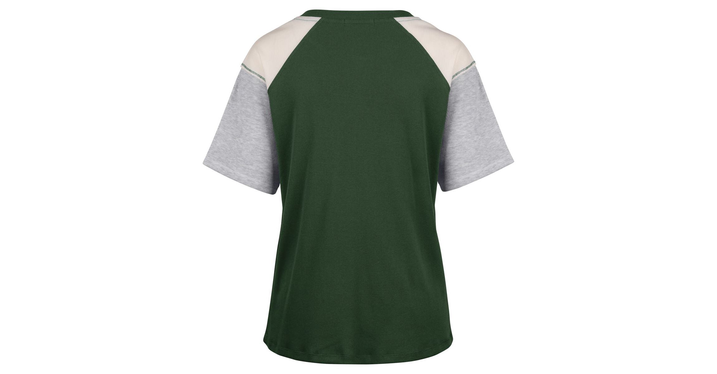 NCAA Michigan State Spartans Underline Harvey Colorblock Raglan Henley T-Shirt