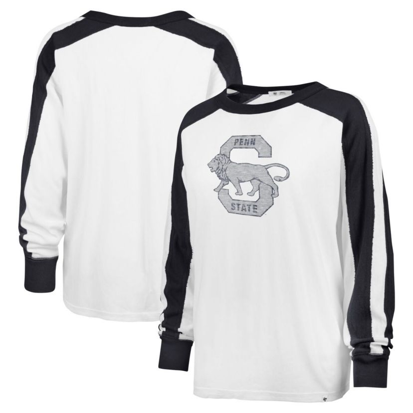 NCAA Penn State Nittany Lions Premier Caribou Raglan Long Sleeve T-Shirt