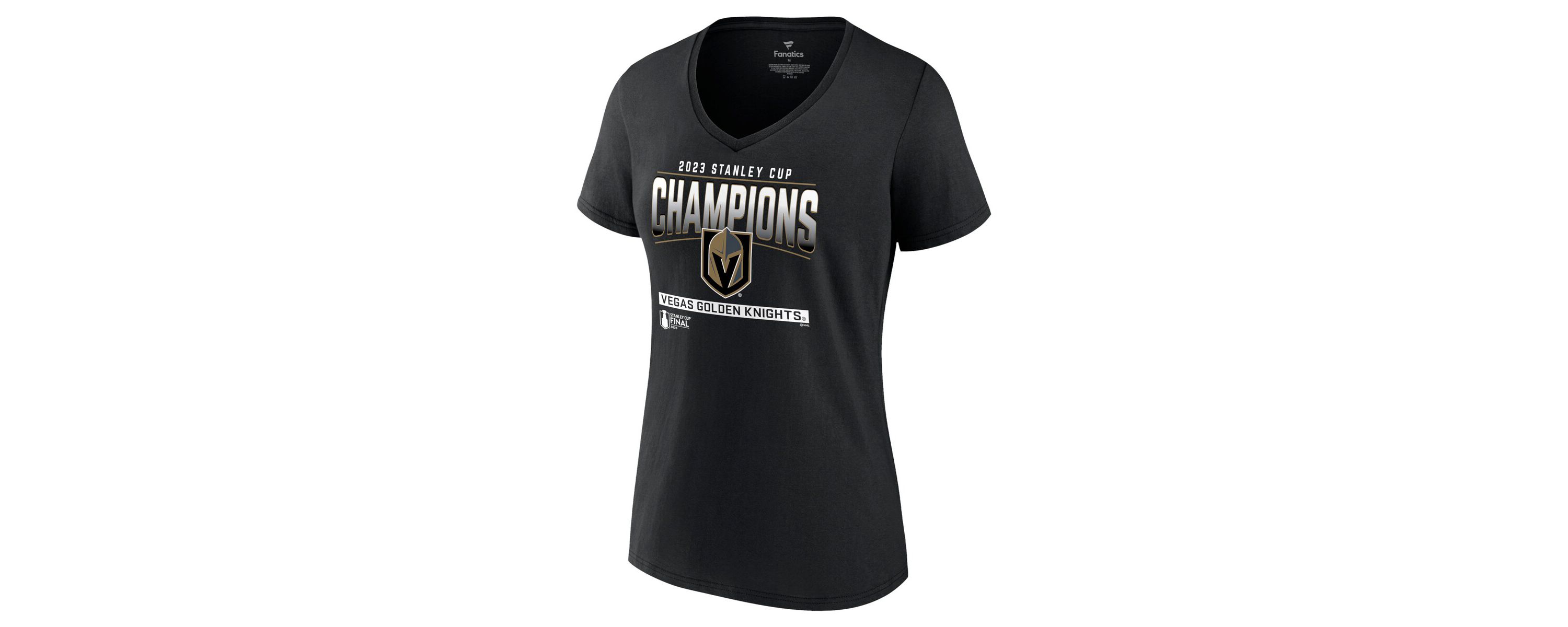 NHL Fanatics Vegas Golden Knights 2023 Stanley Cup s Signature Roster V-Neck T-Shirt