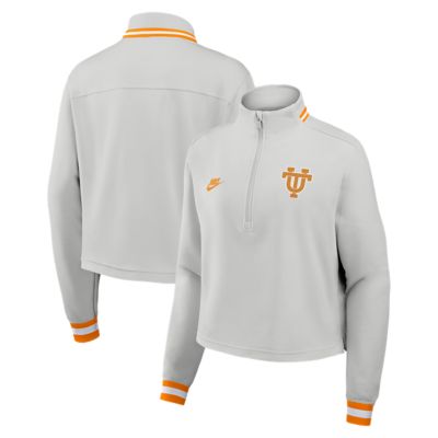 NCAA Nike Tennessee Volunteers Legacy Dri-FIT Half-Zip Sweatshirt, Gray, 2XL