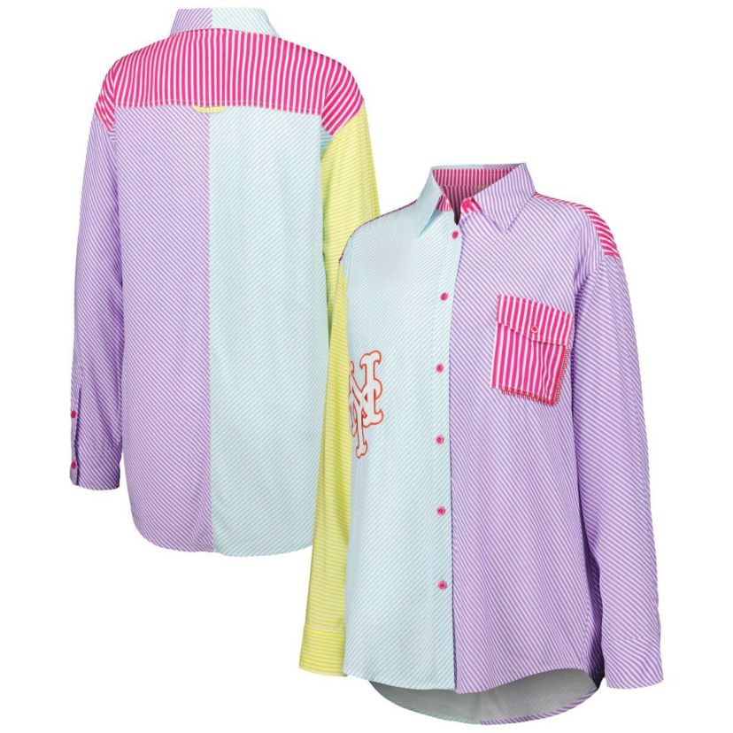 MLB New York Mets Button-Up Shirt