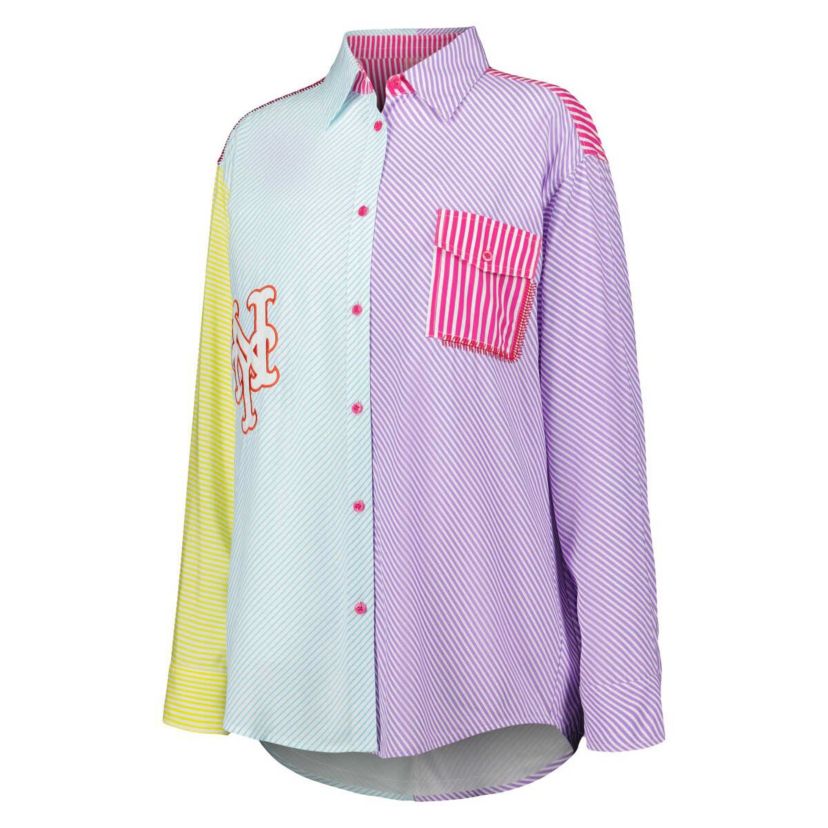 MLB New York Mets Button-Up Shirt
