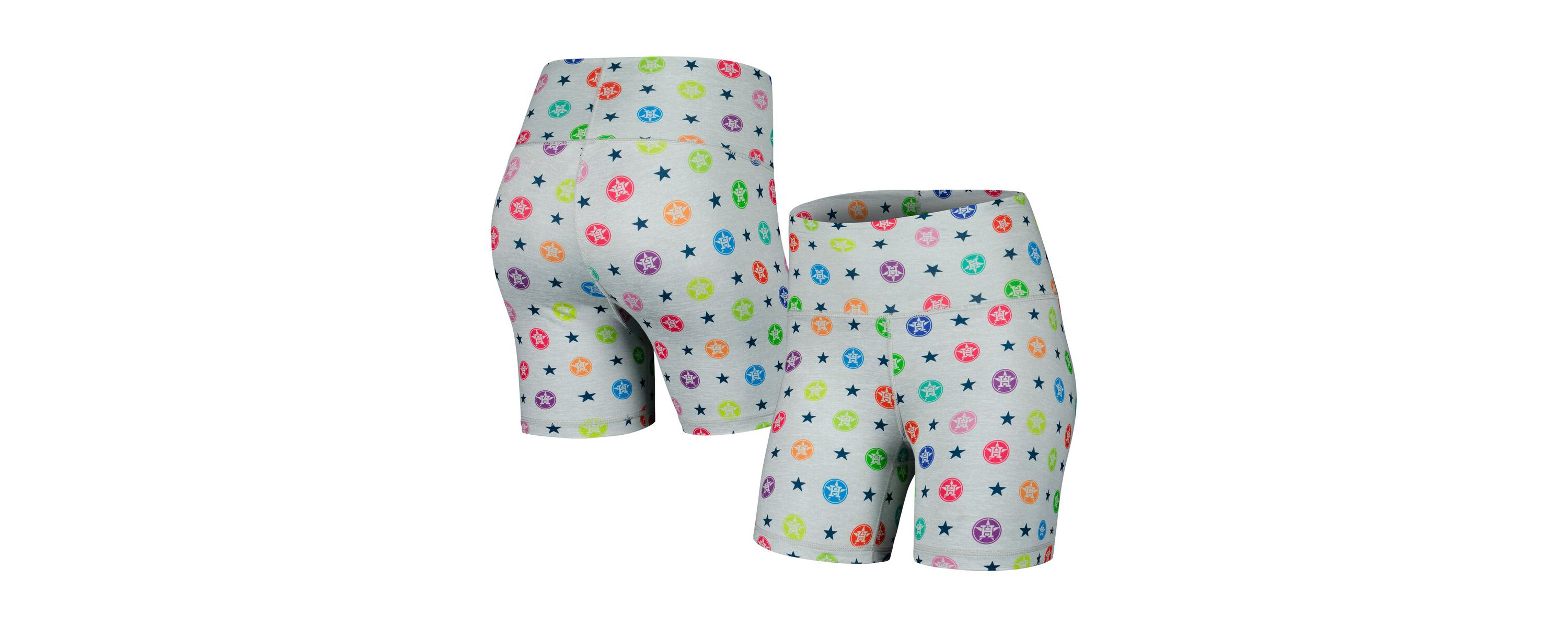 MLB Houston Astros TLC Rainbow Shorts
