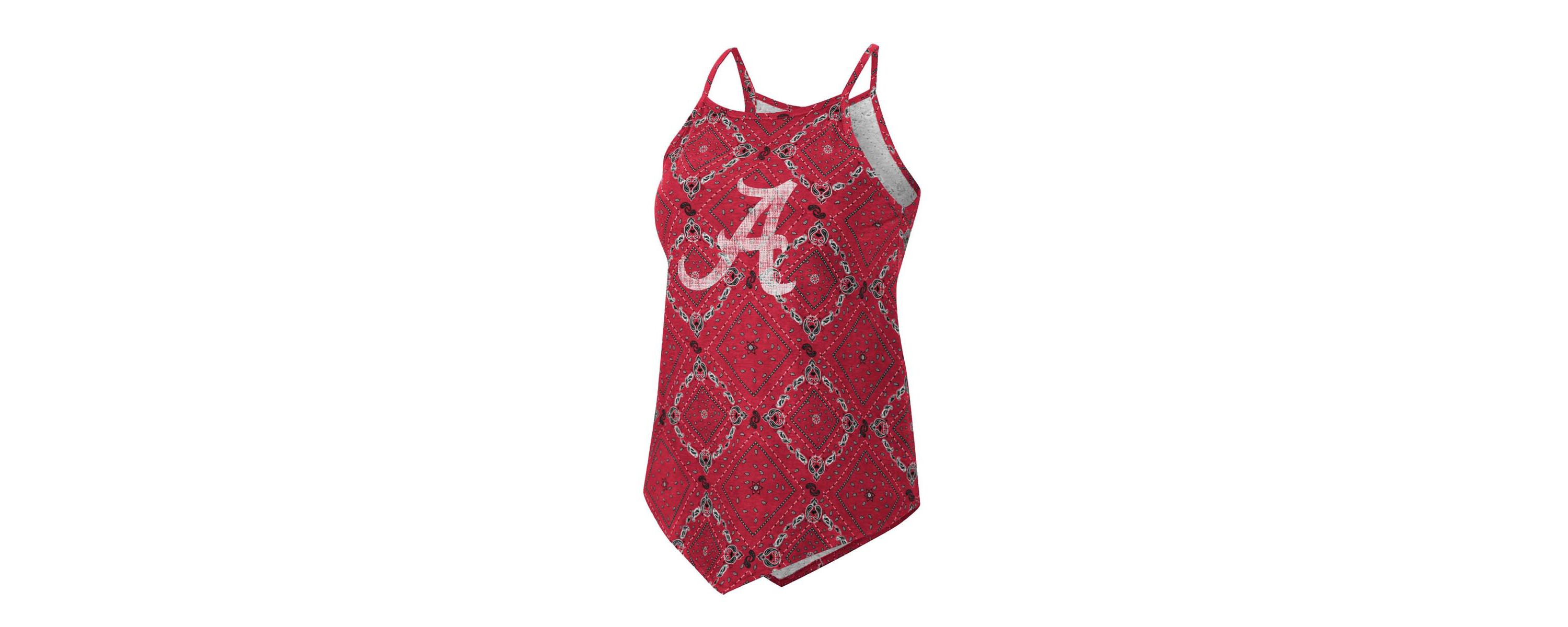 Alabama Crimson Tide NCAA x Wrangler Alabama Tide Bandana Tank Top
