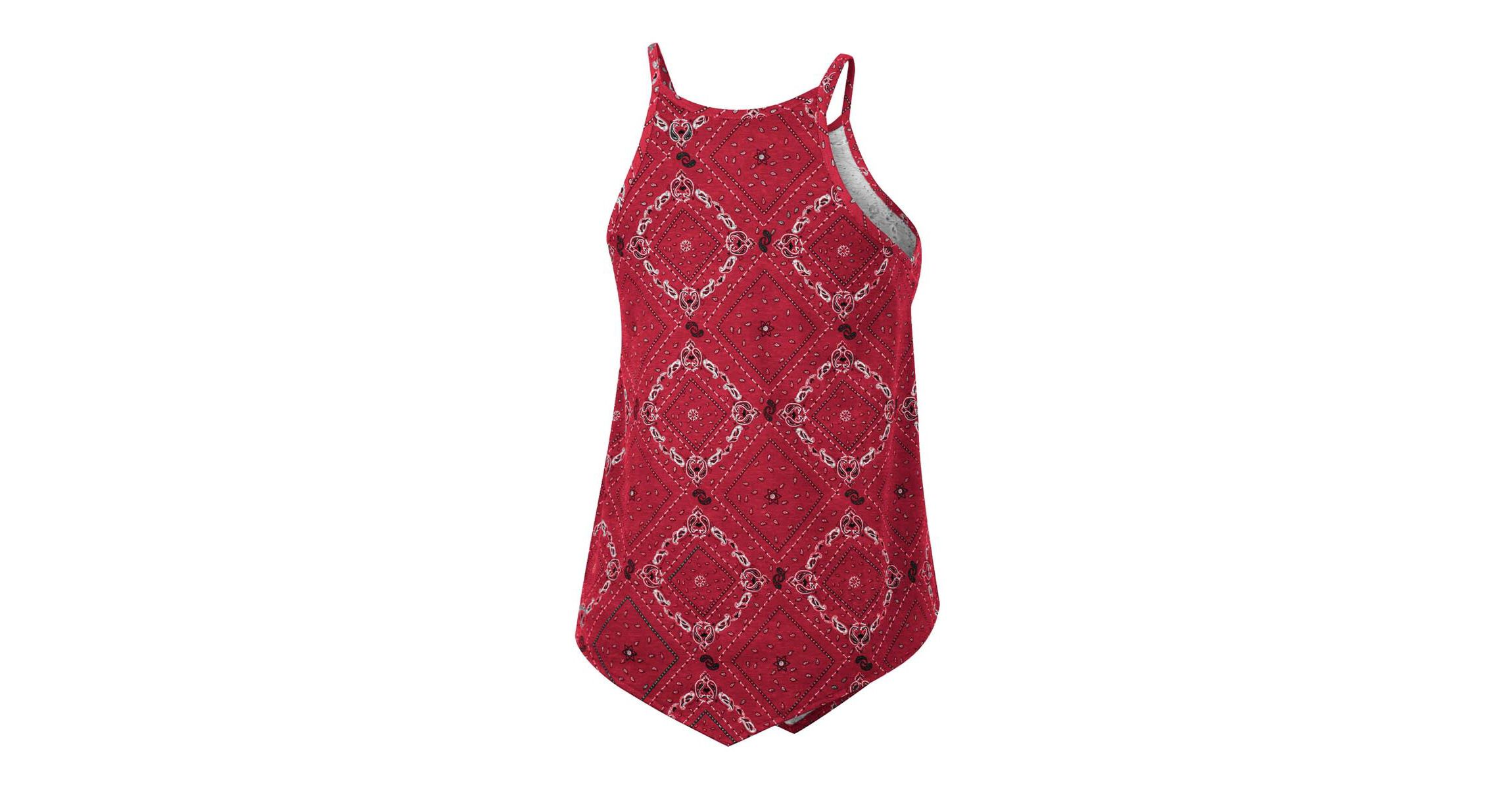 Alabama Crimson Tide NCAA x Wrangler Alabama Tide Bandana Tank Top