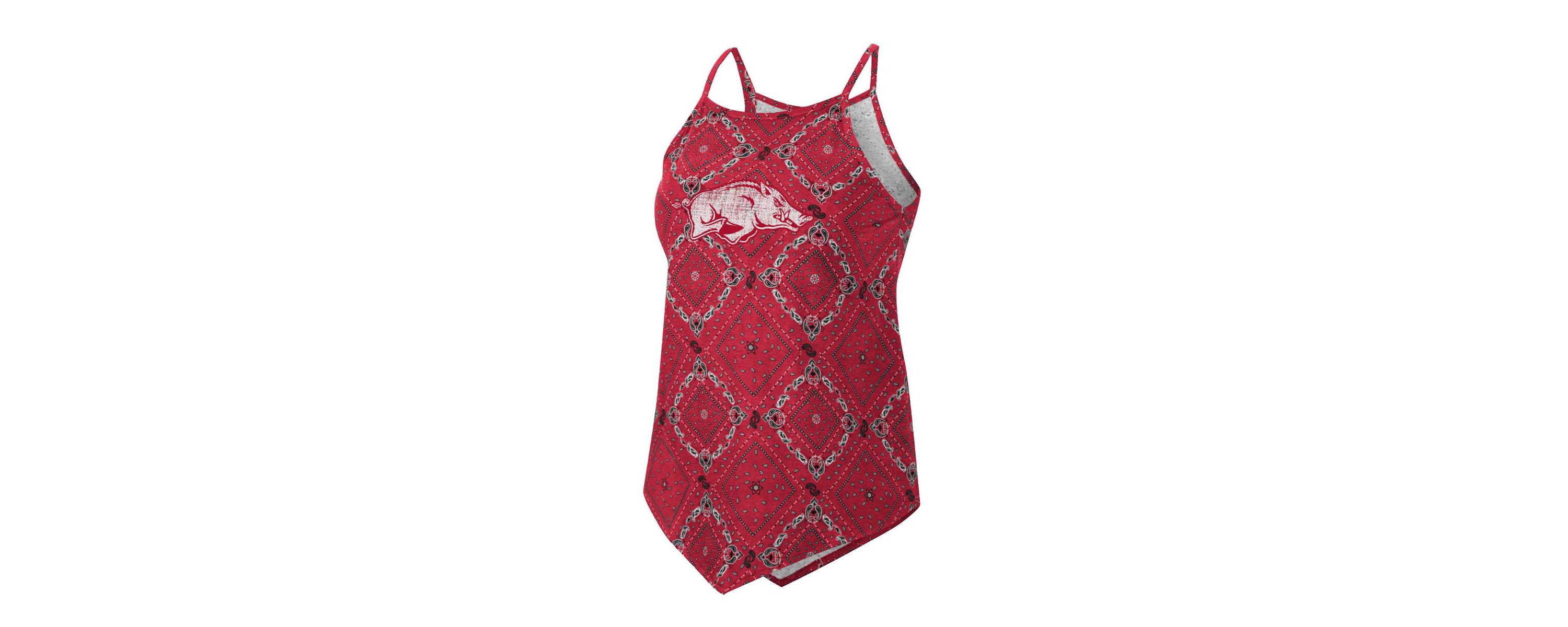 NCAA x Wrangler Arkansas Razorbacks Bandana Tank Top