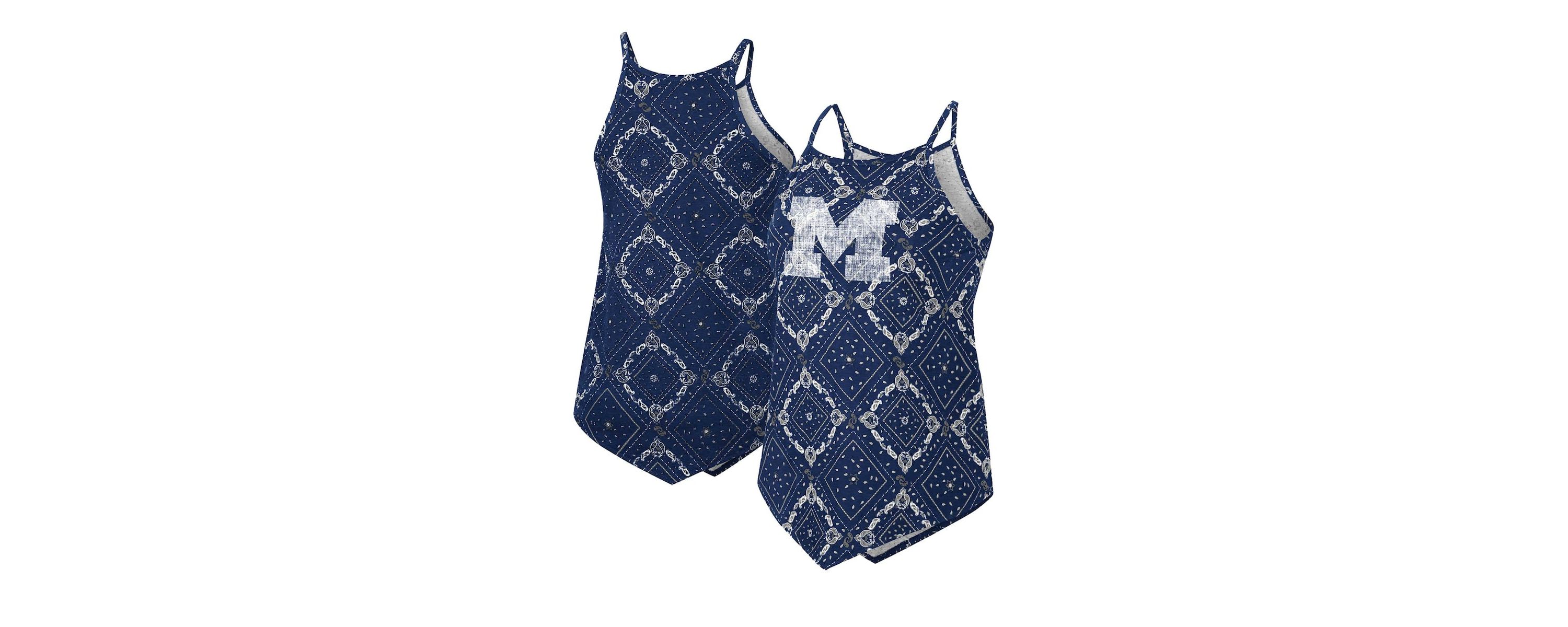 NCAA x Wrangler Michigan Wolverines Bandana Tank Top