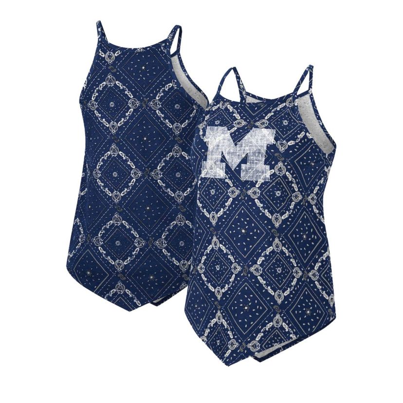 NCAA x Wrangler Michigan Wolverines Bandana Tank Top