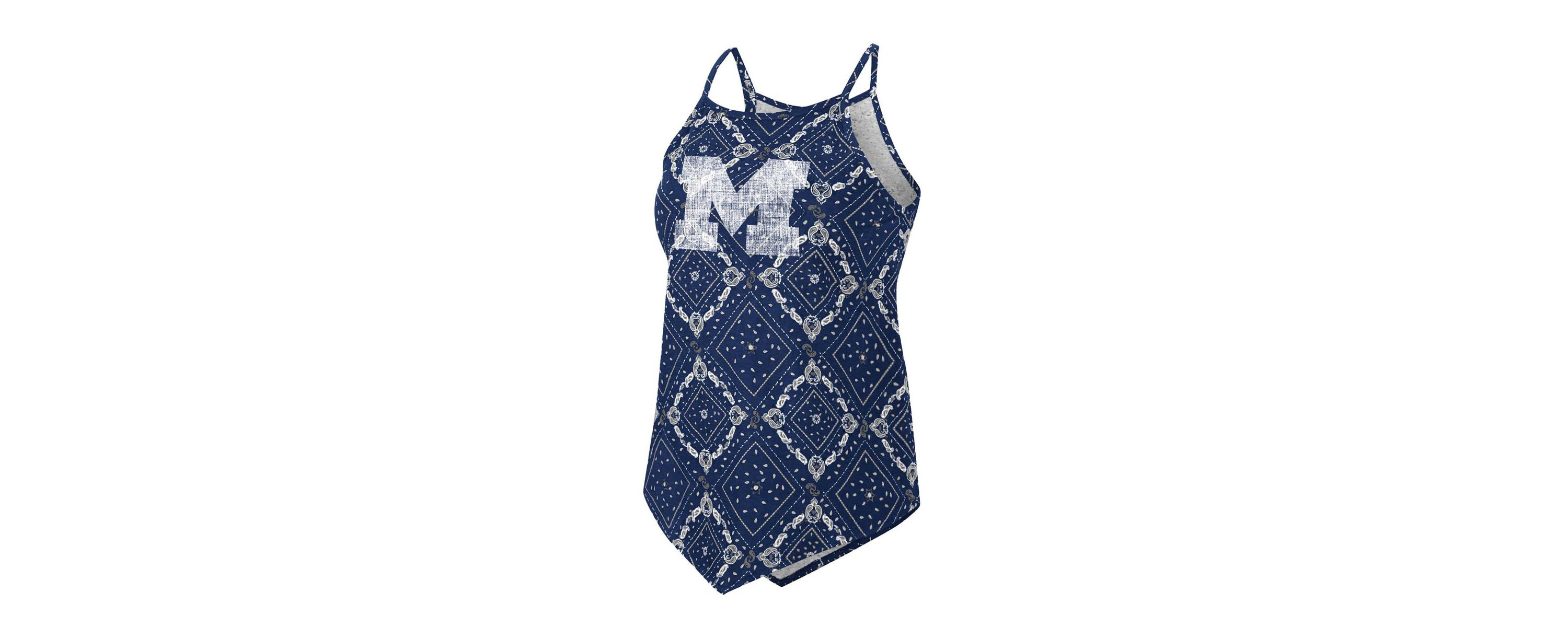 NCAA x Wrangler Michigan Wolverines Bandana Tank Top