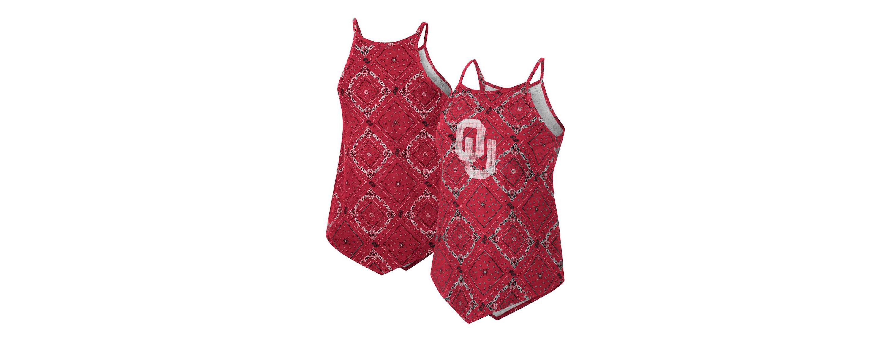 NCAA x Wrangler Oklahoma Sooners Bandana Tank Top