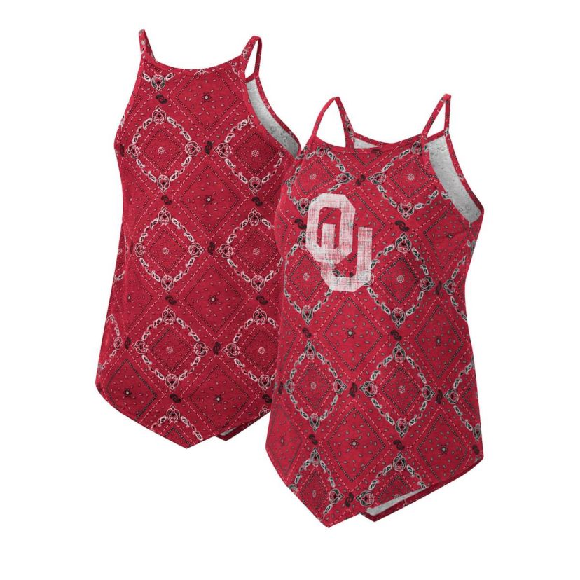NCAA x Wrangler Oklahoma Sooners Bandana Tank Top