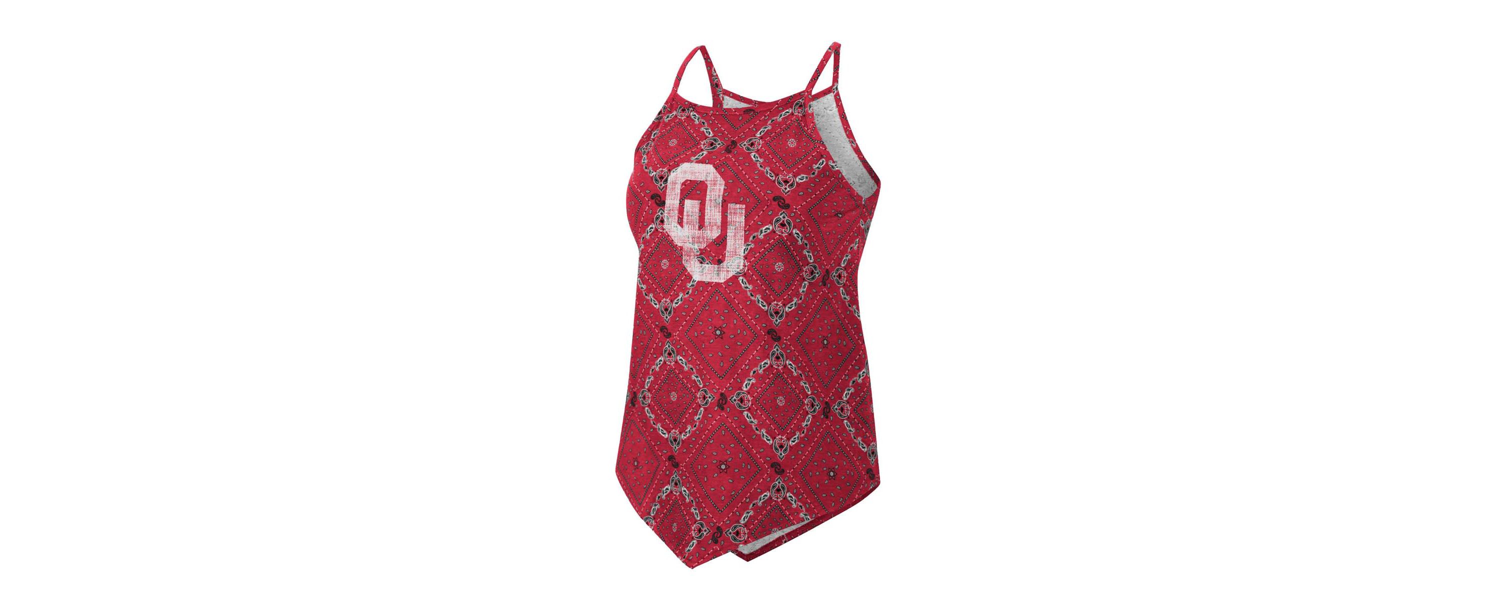 NCAA x Wrangler Oklahoma Sooners Bandana Tank Top