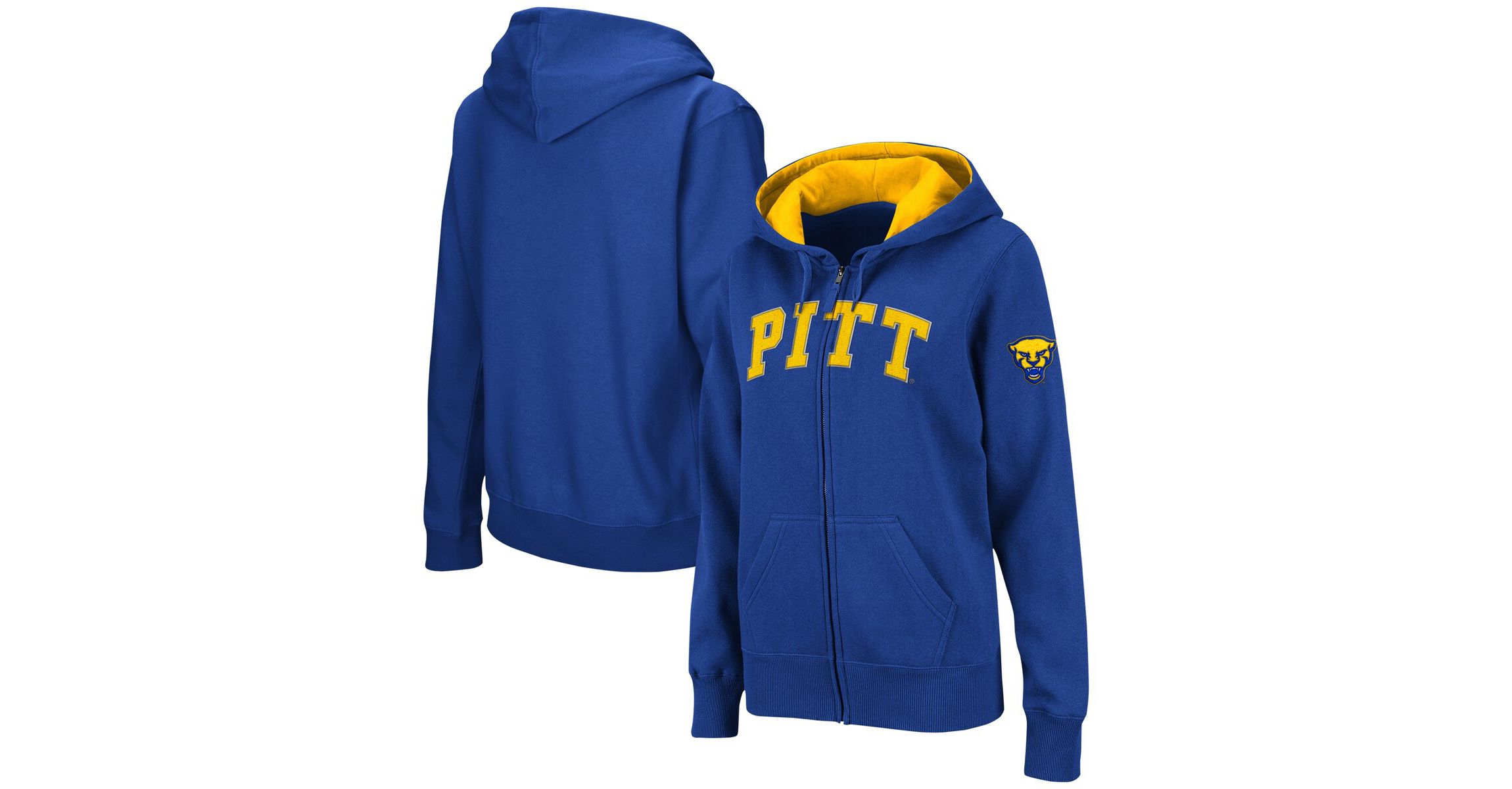 NCAA Pitt Panthers Arched Name Full-Zip Hoodie