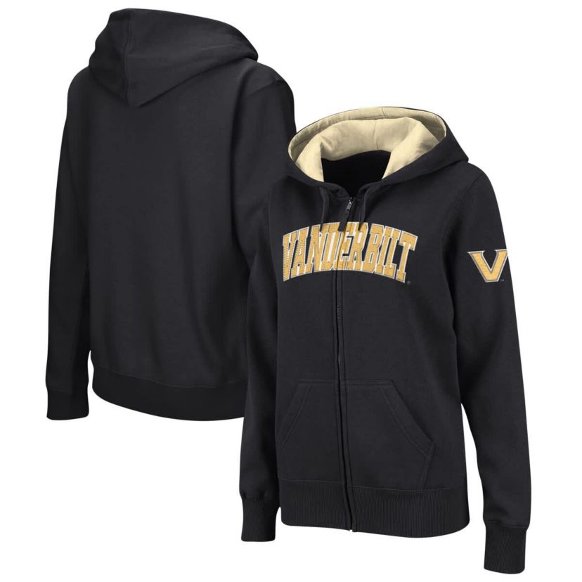 NCAA Vanderbilt Commodores Arched Name Full-Zip Hoodie