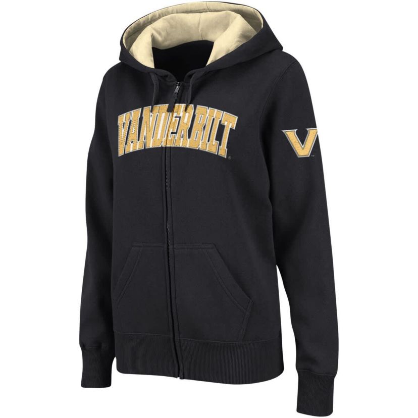 NCAA Vanderbilt Commodores Arched Name Full-Zip Hoodie