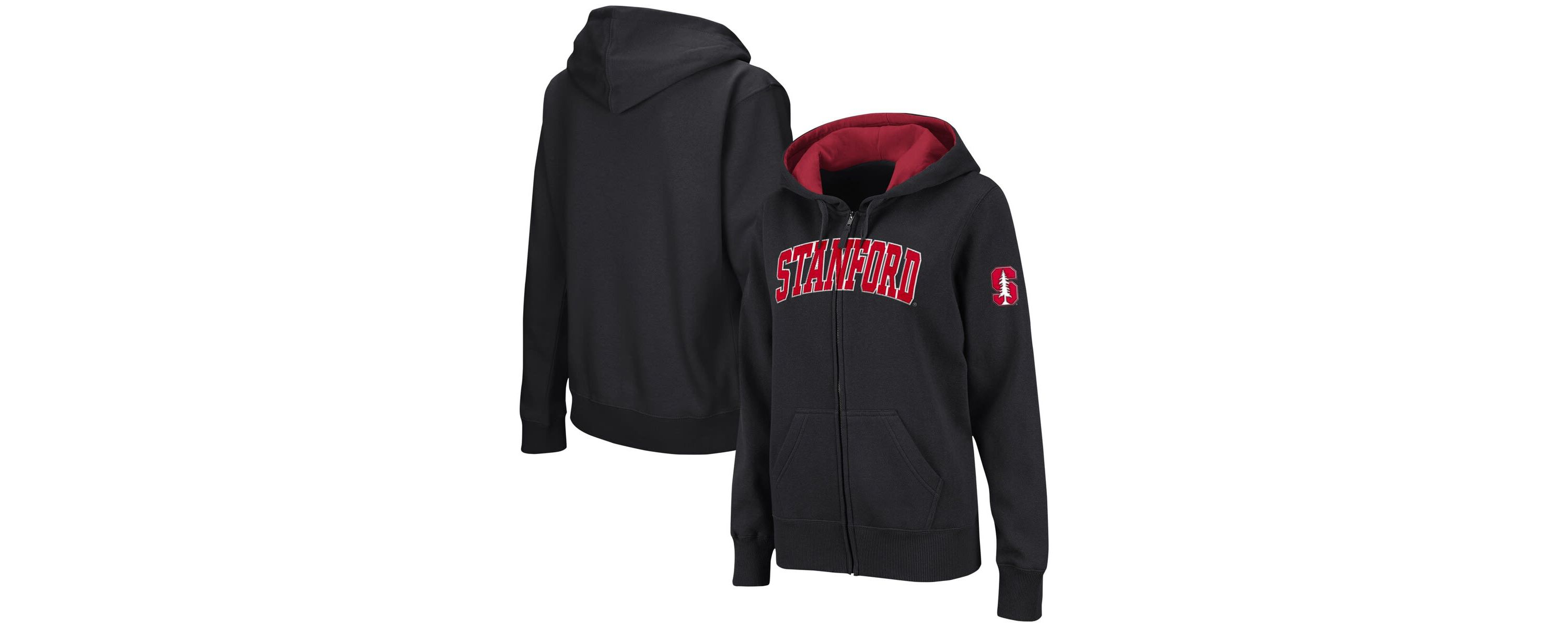 Stanford Cardinal NCAA Stanford Arched Name Full-Zip Hoodie