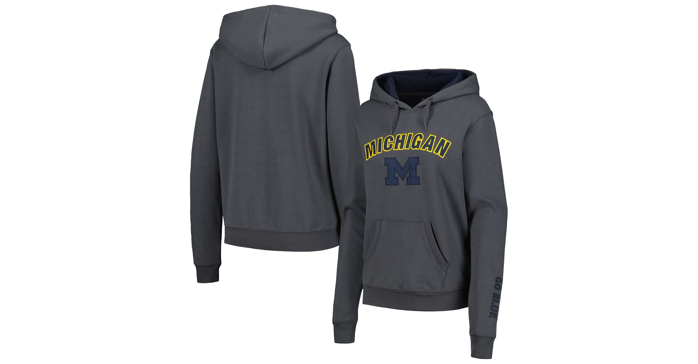 NCAA Michigan Wolverines Arch & Logo Pullover Hoodie