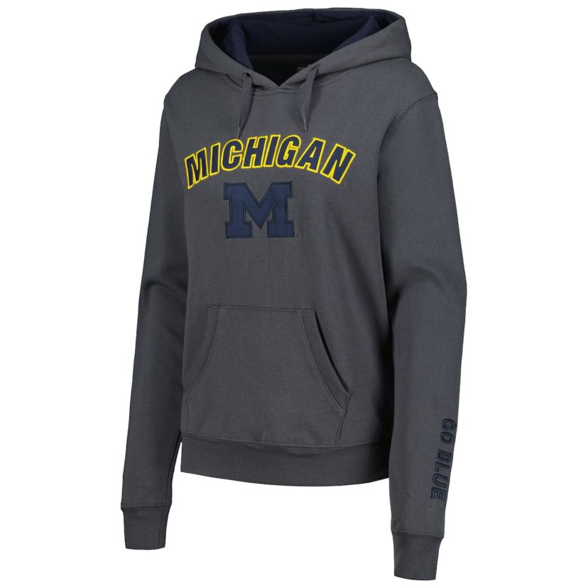 NCAA Michigan Wolverines Arch & Logo Pullover Hoodie