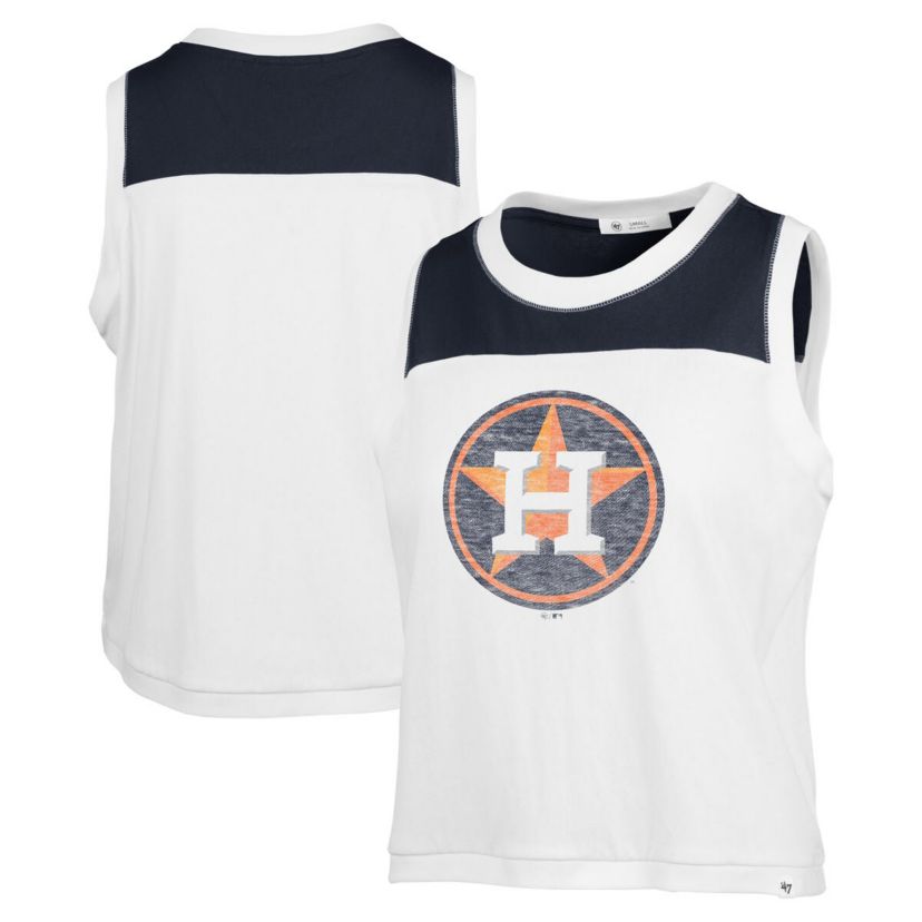 MLB Houston Astros Premier Zoey Waist Length Tank Top