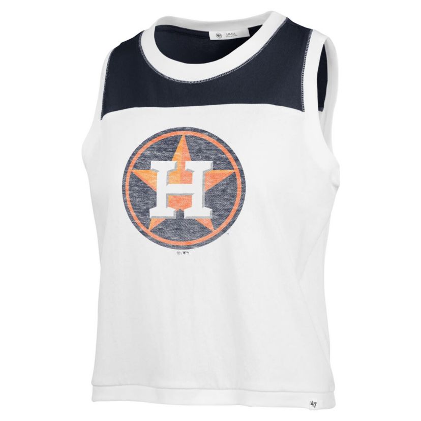 MLB Houston Astros Premier Zoey Waist Length Tank Top