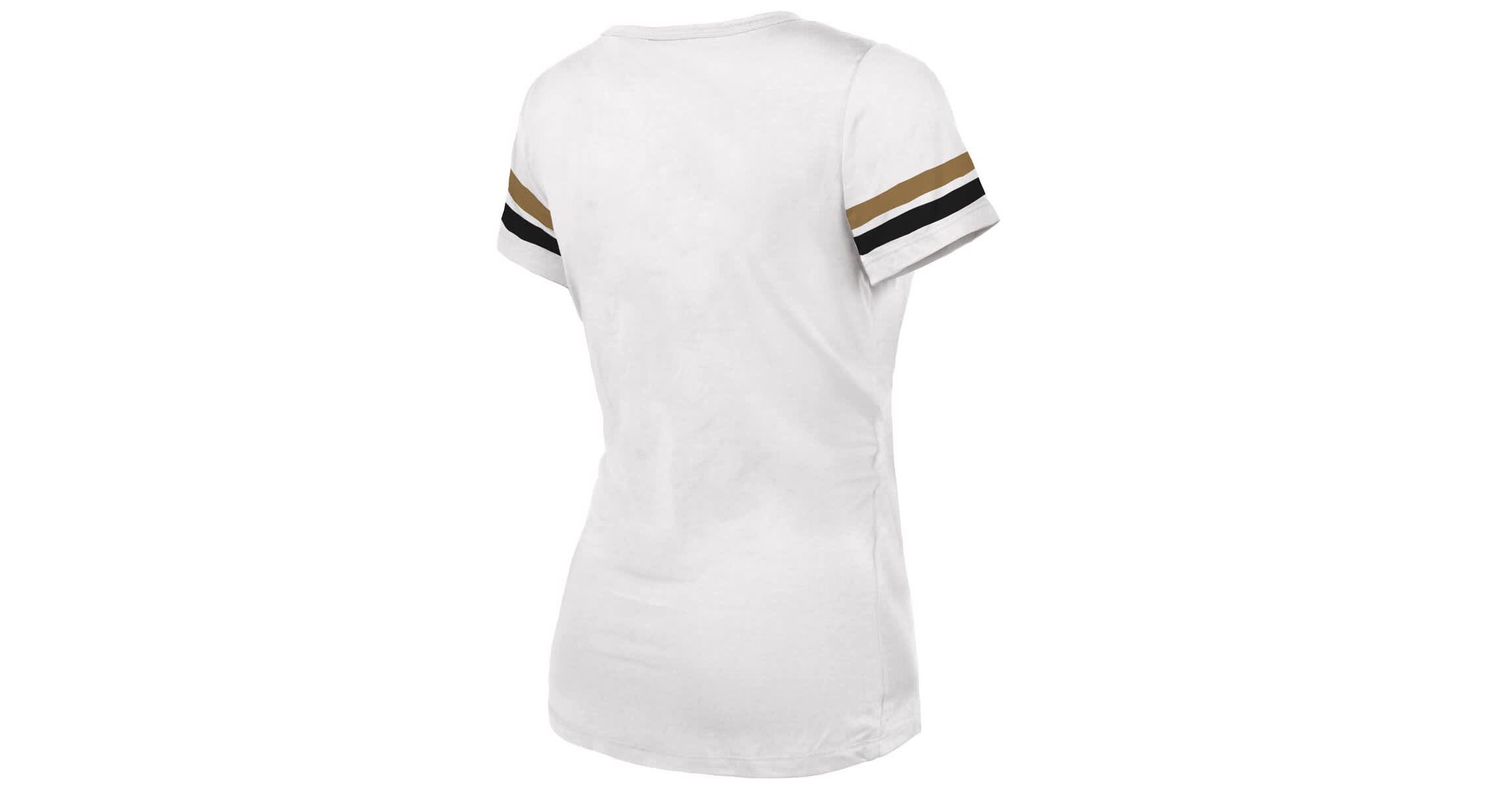 NHL Vegas Golden Knights 2023 Stanley Cup s Striped V-Neck T-Shirt
