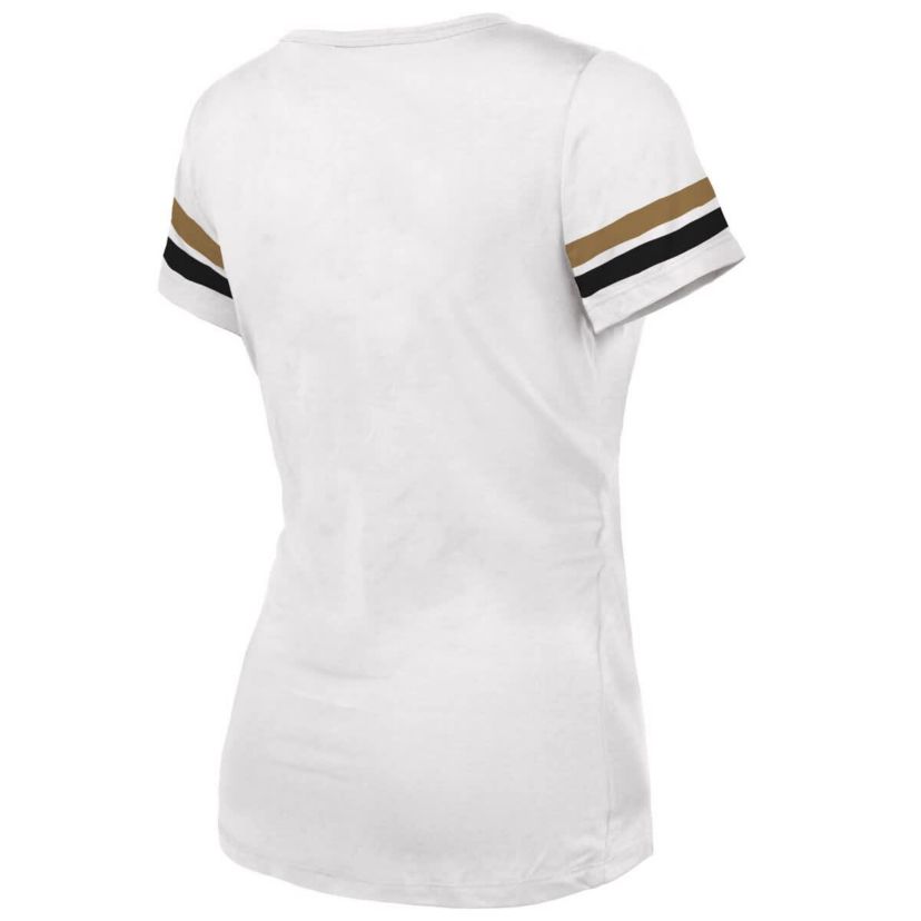 NHL Vegas Golden Knights 2023 Stanley Cup s Striped V-Neck T-Shirt
