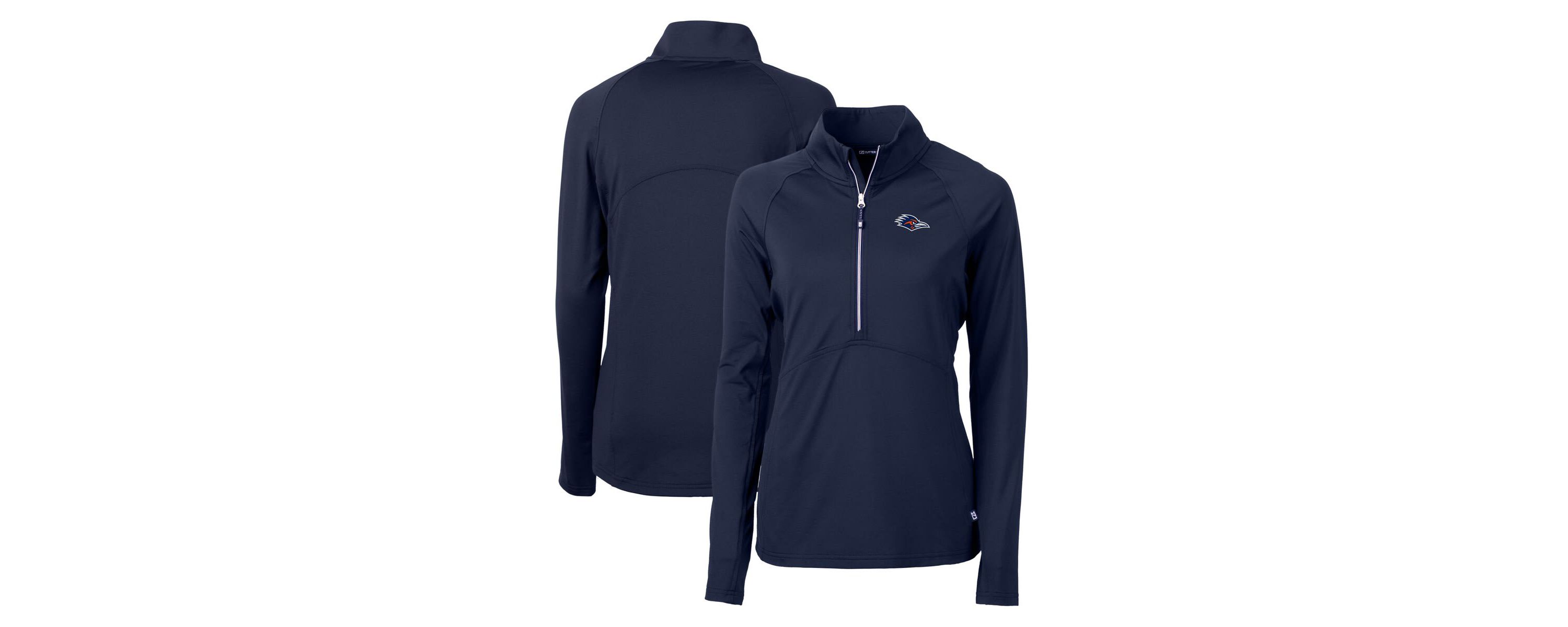 NCAA UTSA Roadrunners Adapt Eco Knit Stretch Recycled Half-Zip Pullover Top