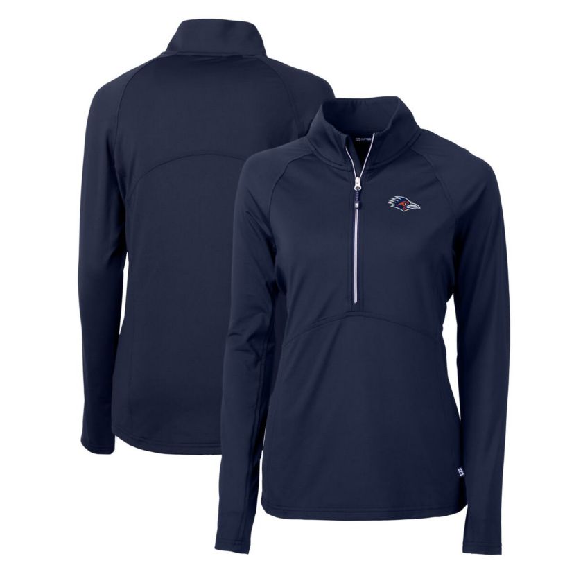 NCAA UTSA Roadrunners Adapt Eco Knit Stretch Recycled Half-Zip Pullover Top