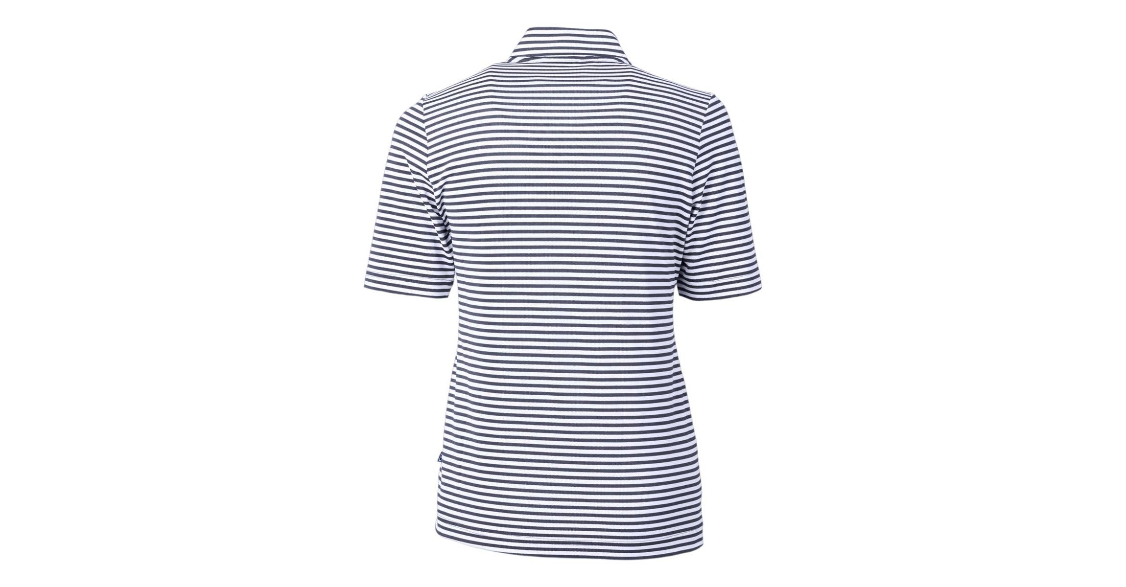 NCAA Georgetown Hoyas DryTec Virtue Eco Pique Stripe Recycled Polo