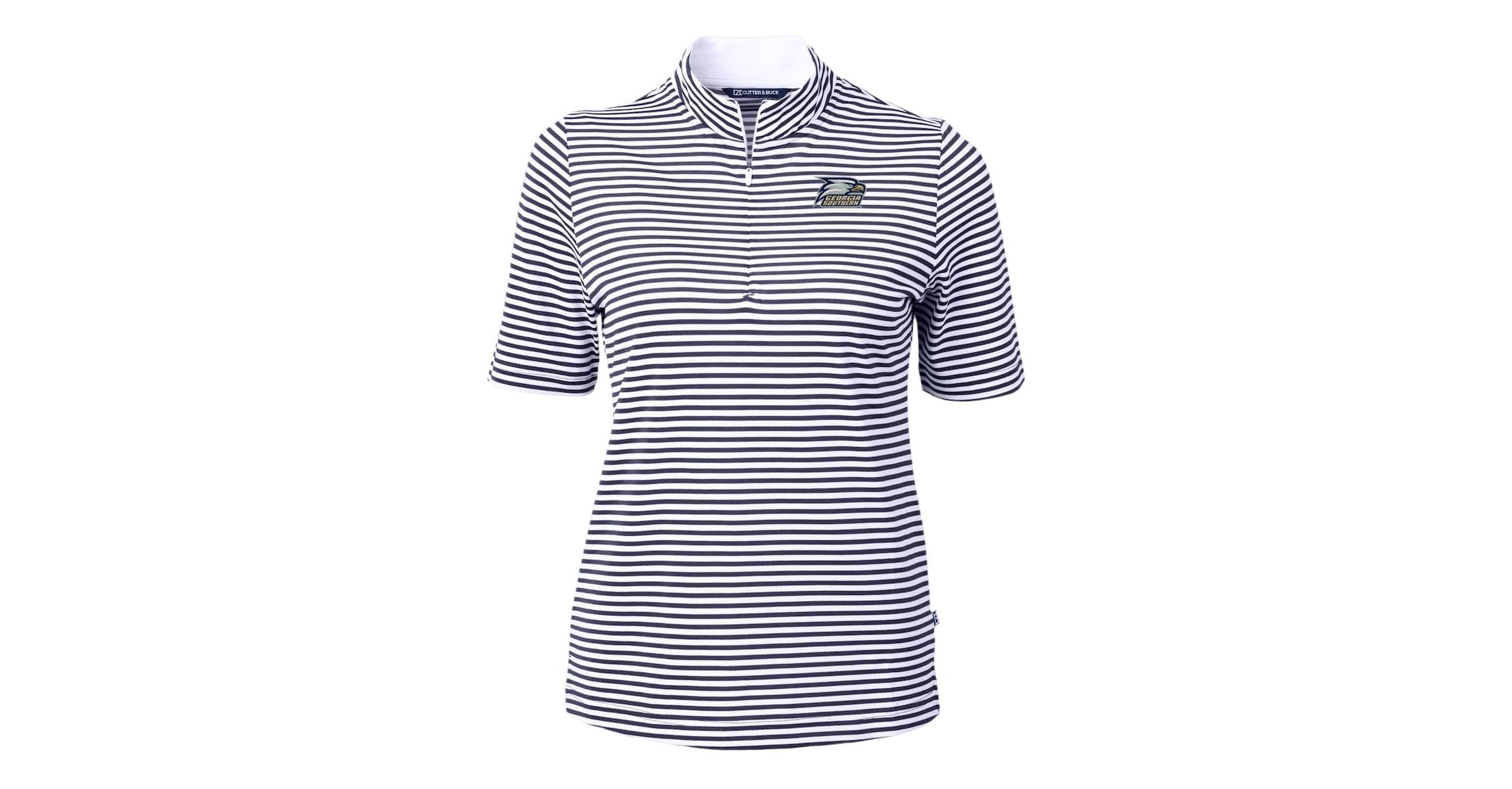 NCAA Georgia Southern Eagles DryTec Virtue Eco Pique Stripe Recycled Polo