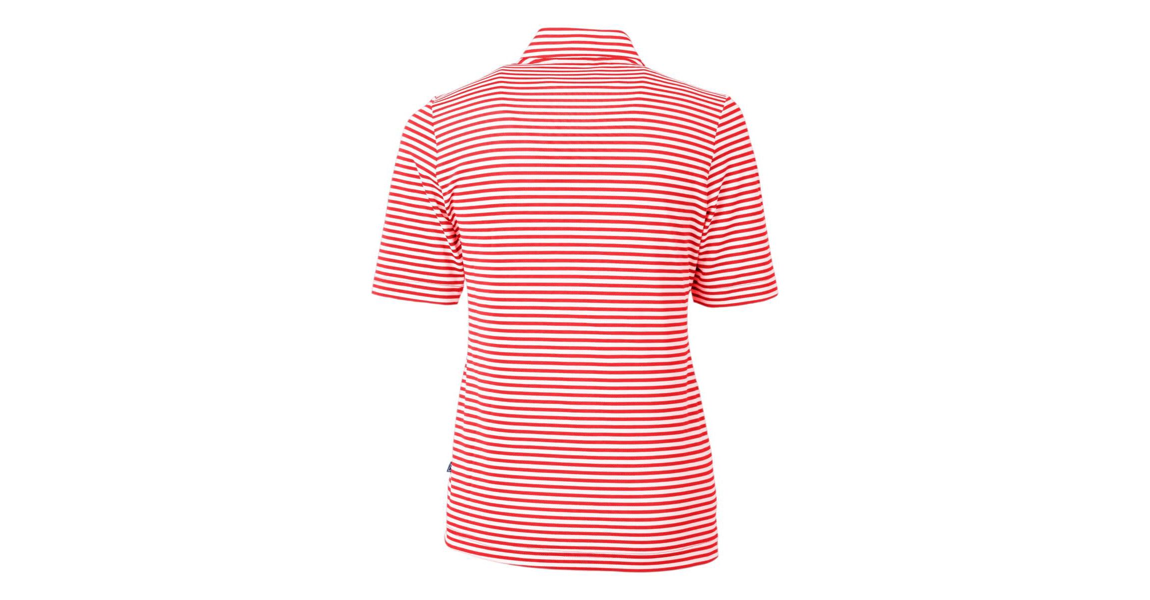 NCAA Louisiana Tech Bulldogs DryTec Virtue Eco Pique Stripe Recycled Polo