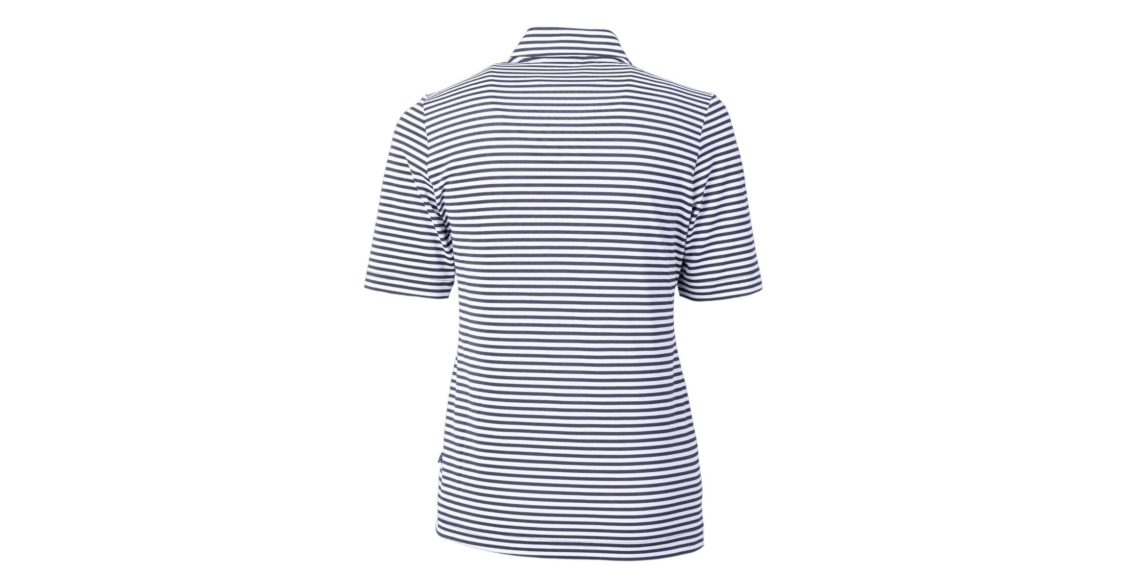 Navy Midshipmen NCAA Midshipmen DryTec Virtue Eco Pique Stripe Recycled Polo
