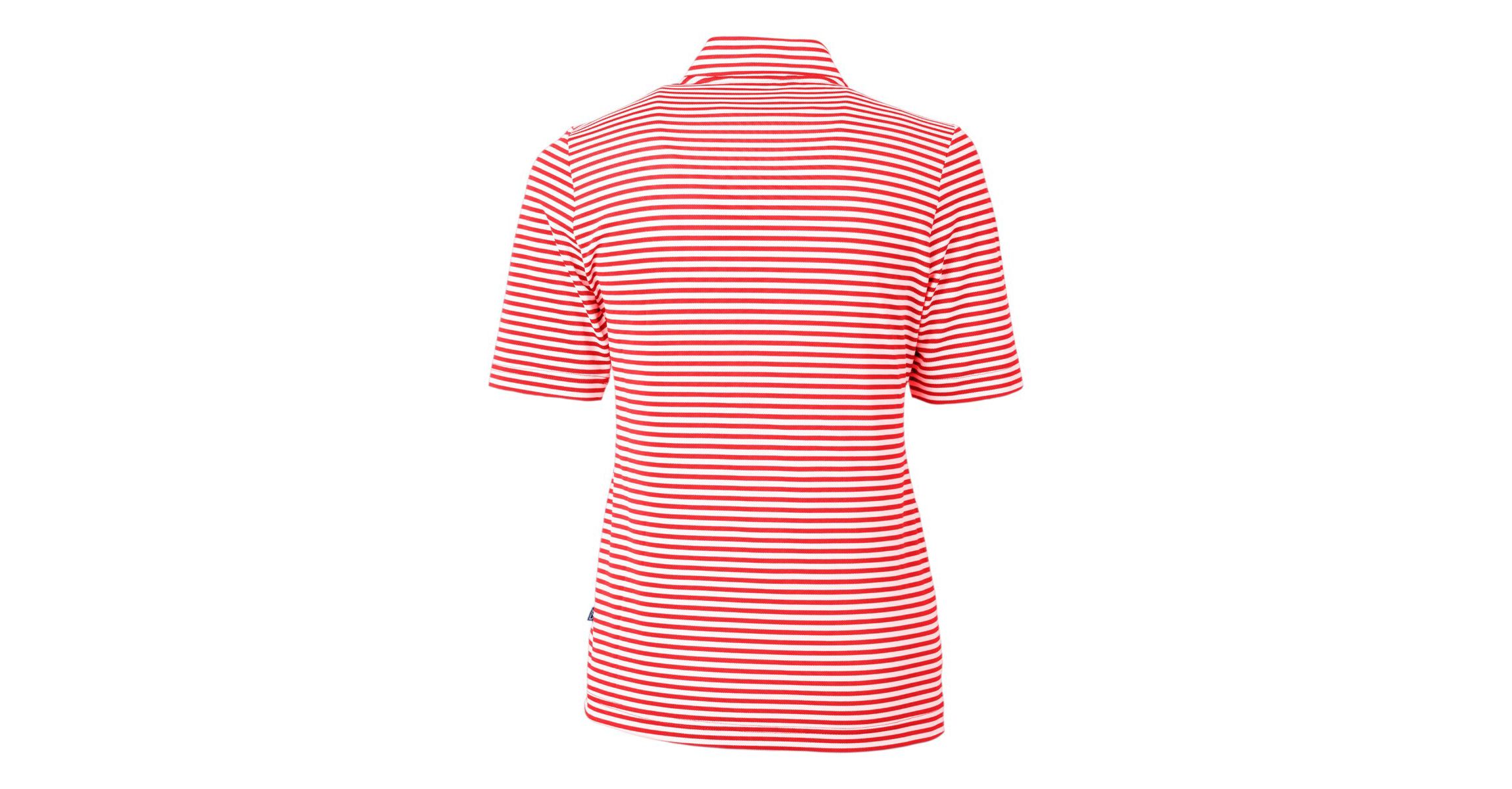 NCAA Nebraska Huskers DryTec Virtue Eco Pique Stripe Recycled Polo