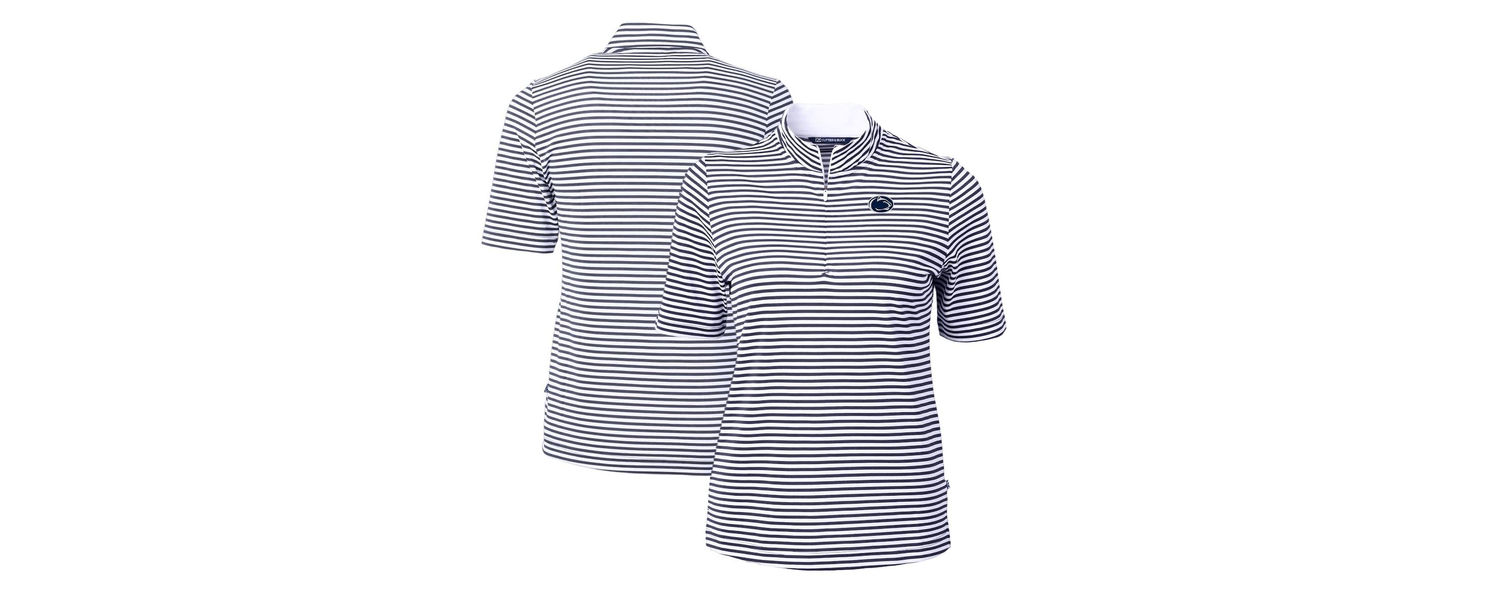 NCAA Penn State Nittany Lions DryTec Virtue Eco Pique Stripe Recycled Polo